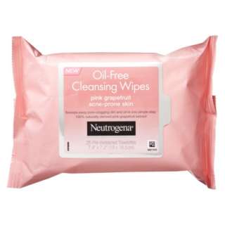 NEUTROGENA Oil Free Pink Grapefruit Cleansing Wipes 25 CtOpens in a 