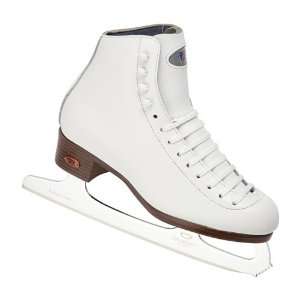  Riedell Ice Skates 121 RS Ladies Onyx Blade   Size 4 