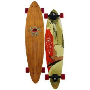  Arbor Slater Longboard Skateboard   Red