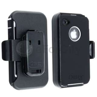   OtterBox Defender Case Cover WHITE/BLACK For Verizon iPhone 4 4S 4th