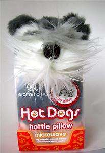 Schnauzer Hot Dog Hottie Pillow Lavender Aroma Home NEW  