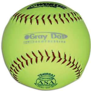  Worth Grey Dot ASA ProTac Softball ( Yellow ) Sports 