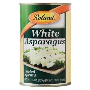 Roland, Asparagus Spears   White, 11.6 Ounce Jar  Grocery 