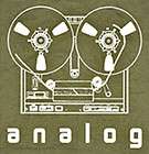 ANALOG Audio T Shirt/Retro/T​ascam/Reel/Mili​tary Green