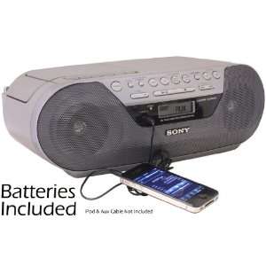 Portable Digital Tuner AM/FM Radio Tape Cassette Recorder & CD Player 