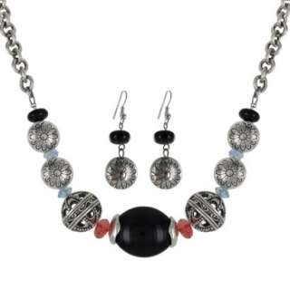 Bali Beaded Necklace & Earring Set   20.Opens in a new window