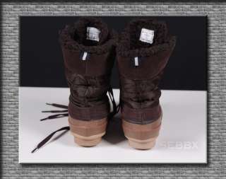NWT Womans Tommy Hilfiger Oralee Winter Snow Rain Boots Brown NIB Size 