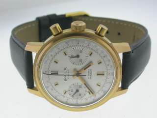 Vintage Mens Axes Extra Chronograph 17 Jewels       