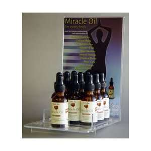  Earthly Body Miracle Oil Display  9 pc  1oz each w/Free 