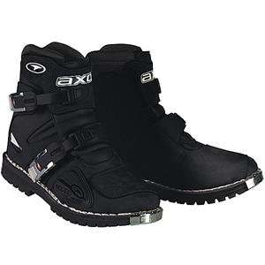  AXO Slammer Constructor Shorty Boots   7/Black Automotive