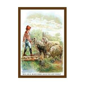  Ba a Ba a Black Sheep 24x36 Giclee