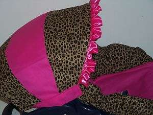 Cheetah Leopard Baby Infant Car Seat Cover Graco baby or evenflo Hot 
