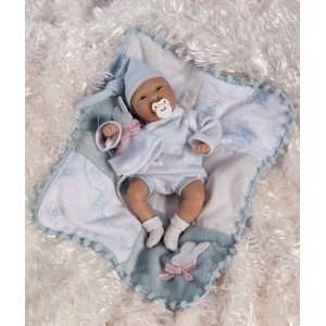 Small Baby Doll, PeaPod Nursery Lil Boy Blue, 7 inch resin (Artist 
