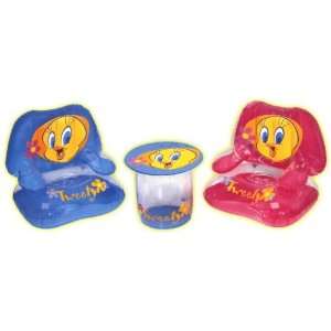  WB Looney Tunes Kids Inflatable Table & Chair Set   Tweety Baby