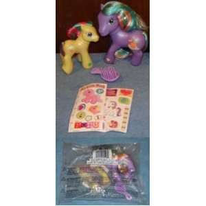   PEACH SURPRISE & TEA LILY Pony, Baby & Stickers Avon Exclusive Toys