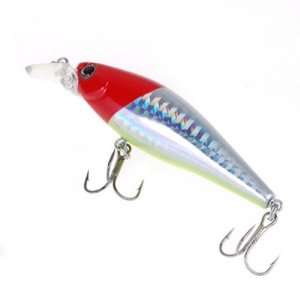   Lure Hook Hard Bait Tackle   Red and Silver tone