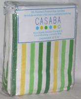 Casaba Shower Curtain Laundry Bag Set 2pc Yellow Green  