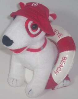   Bullseye the Dog Bullseye Beach plush   excellent used condition