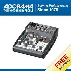 Behringer XENYX 502 5 Channel 2 Bus Mixer with XENYX Mic Preamp and 