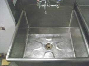 COMMERCIAL NSF PREP SINK WITH FAUCET  