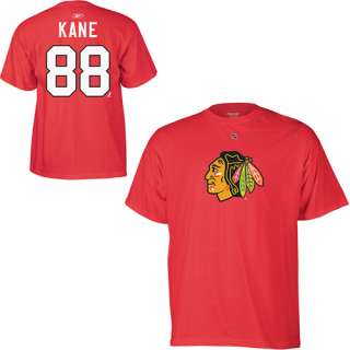 Chicago Blackhawks Patrick Kane Red T Shirt sz Small  