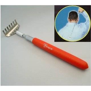  Metal Telescoping Pocket Back Scratcher with RED Grip by Max Force