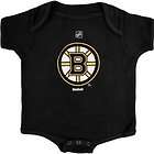 Boston Bruins Reebok Primary Logo Black Creeper Onesie 