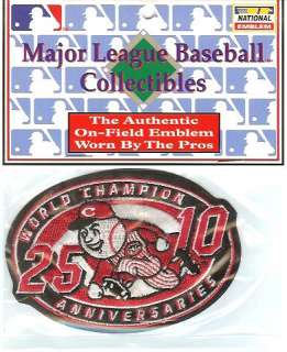 2000 CINCINNATI REDS 25/10 COMMEMORATIVE PATCH MLB  