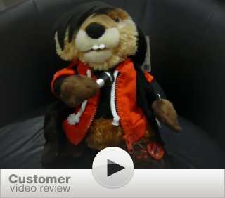  Cuddle Barn Animated Beaver Plush Sings Baby by Justin 