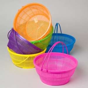 Plastic Basket With Handles Case Pack 48
