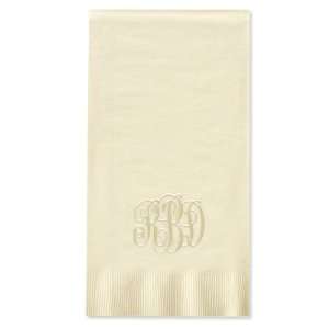 Color Mist Pearl Monogram Guest Towel