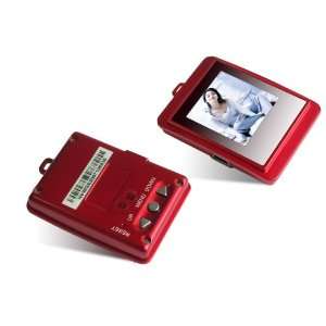  Digital Photo Frame 1.5 LCD Picture Album Keychain   Red 