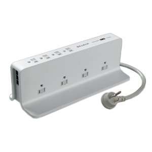 Belkin 8 Outlets Compact Surge Protector, 4Ft Electronics