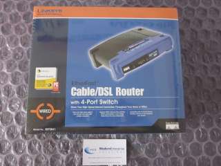 LINKSYS CABLE / DSL ROUTER WITH 4 PORT SWITCH BEFSR41  
