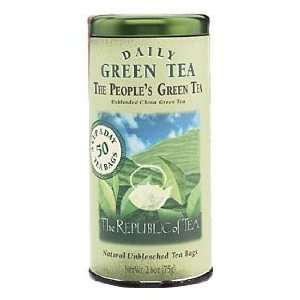  Republic of Tea The Peoples Green Tea (50 Tea Bags 