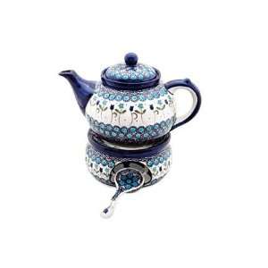   Savannah Teapot with Warmer and Candle Holder