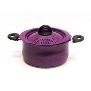 Bialetti Trends Collection 5 Quart Pasta Pot  Color Purple Passion 