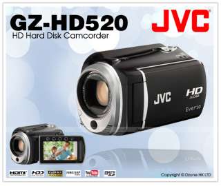 JVC Everio GZ HD520 HD Hard Disk Camcorder GZHD520 046838045462  
