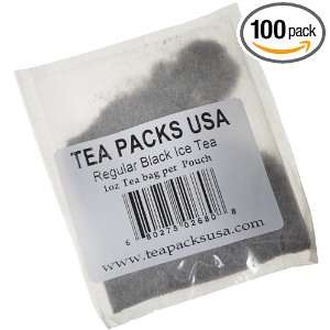 Tea Packs Tea Pure Ceylon Black Ice Tea Bags, 1 Ounce Pouches (Pack of 