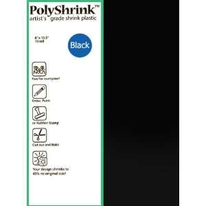  PolyShrink Plastic Sheets   Black (100)