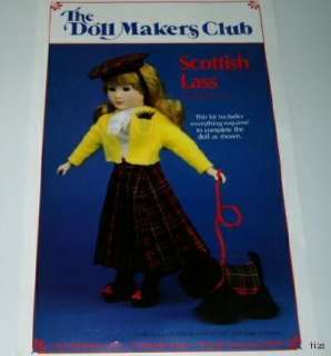 This is a excellent quality, 1980s kit from The Doll Makers Club 