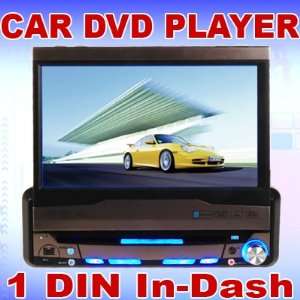  7 TFT LCD In Dash Single Din Car DVD CD Player w/ Bluetooth 