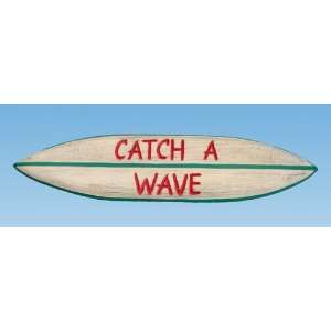 Wooden Surf Board Catch a Wave Sign 32 