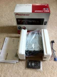 PIONEER DEH 1300MP CD/ CAR STEREO RECEIVER AUX  