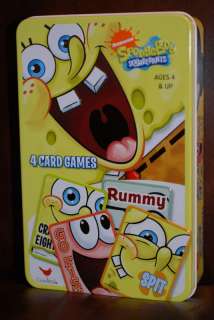 Card Games SpongeBob SquarepantsCard Games In a Tin  