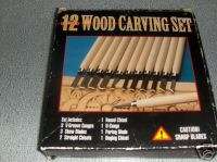 12 Piece Wood Carving Set  