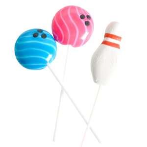 Bowling Lollipops With Stick (1 dz) Grocery & Gourmet Food