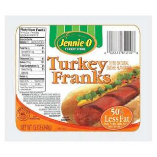 Jennie O Turkey Store Turkey Franks 12 ozOpens in a new window