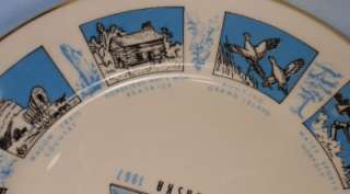   1867 1967 NEBRASKA STATE CENTENNIAL PLATE Commemorative Collector