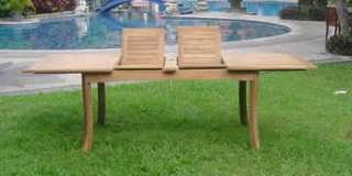   117 Rectangle Table Arm Chair Set Grade A Teak Outdoor Patio NW